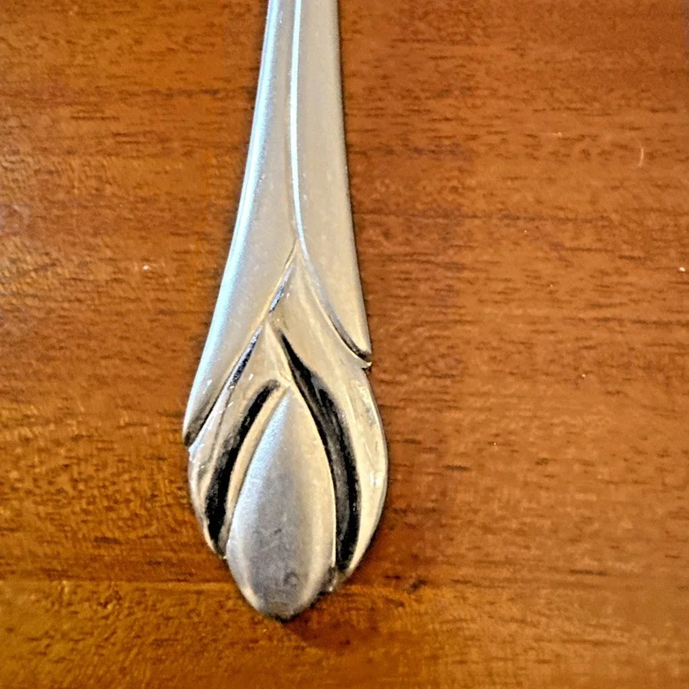 Hampton Silversmiths Stainless China 263 Oval Serving Spoon 8